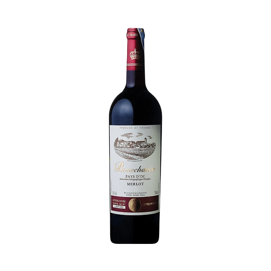 Rượu Vang Đỏ Pháp Bonechance Merlot